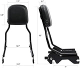 18-UP SOFTAIL BACKREST WITH PAD AND DETACHABLE HARDWARE